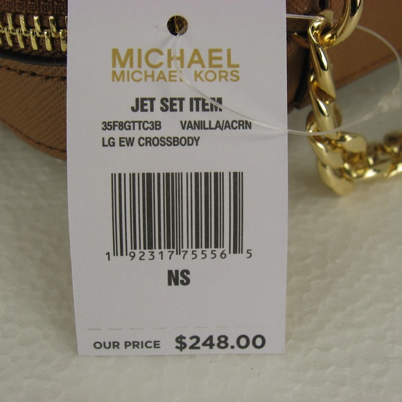 Michael Kors Jet Set Large EW Crossbody NWT 5565 - Picture 8 of 14